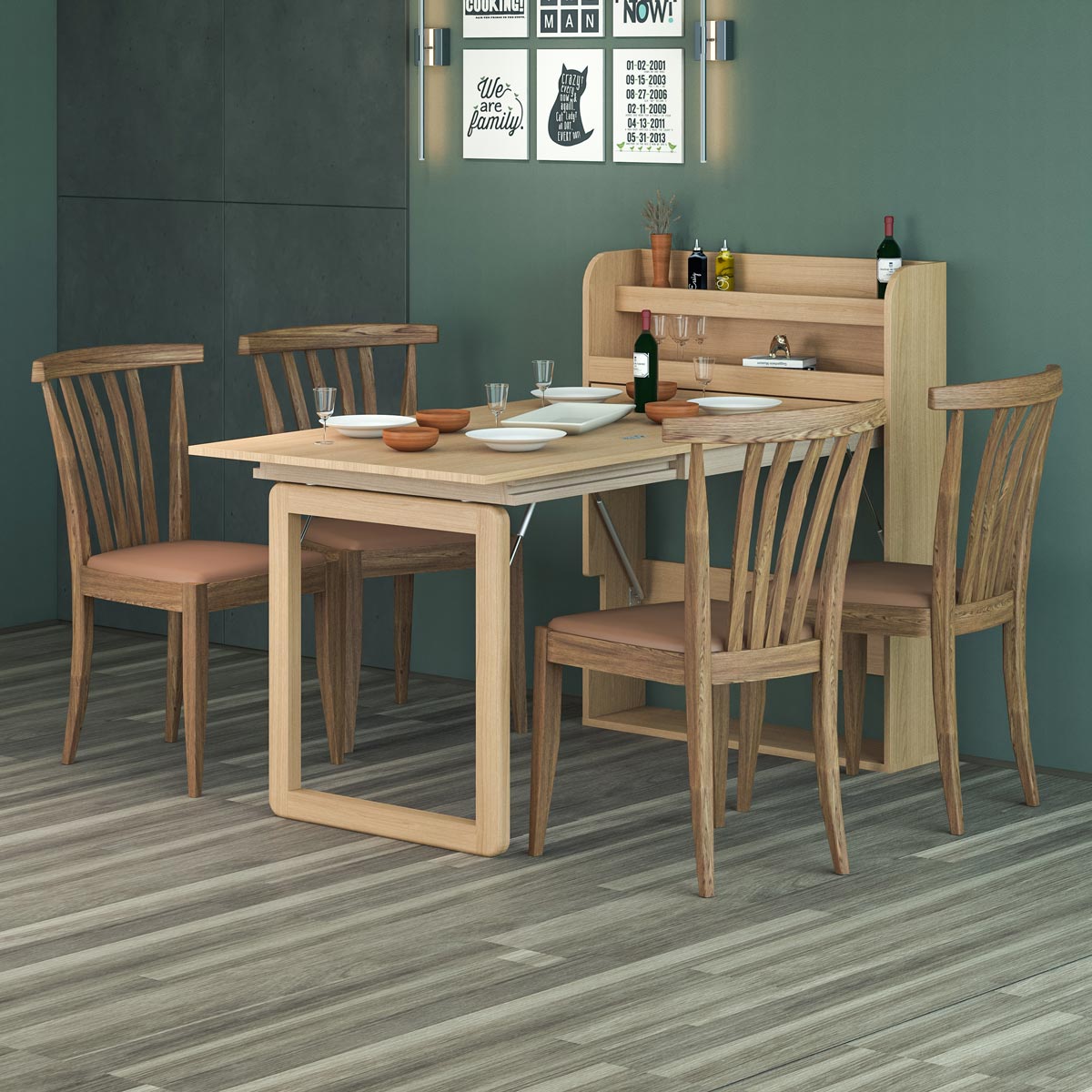 campingtisch klappbar selber bauen Wand-Klapptisch (Bauanleitung)