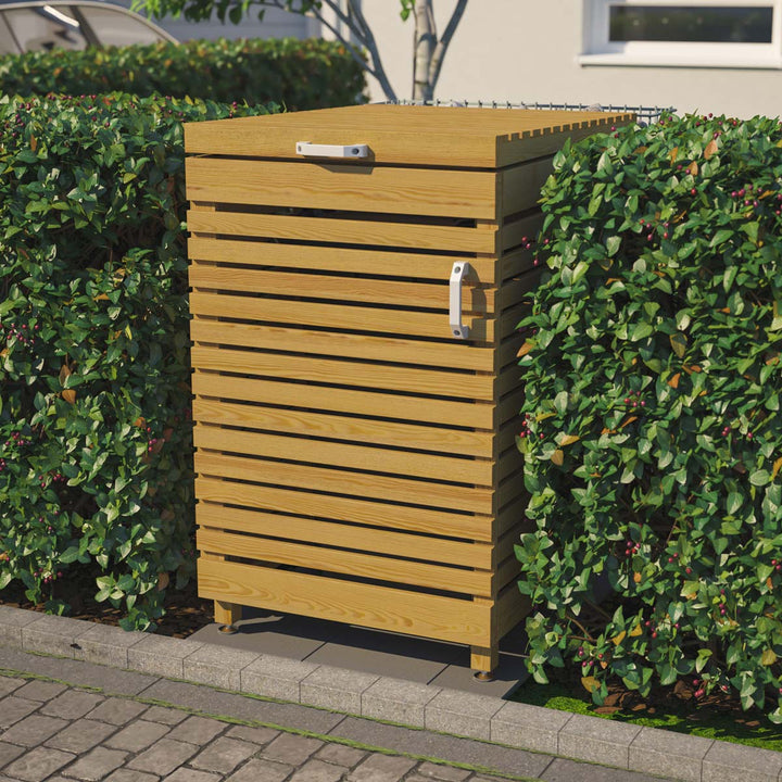 Mülltonnenhäuschen (Bauanleitung)