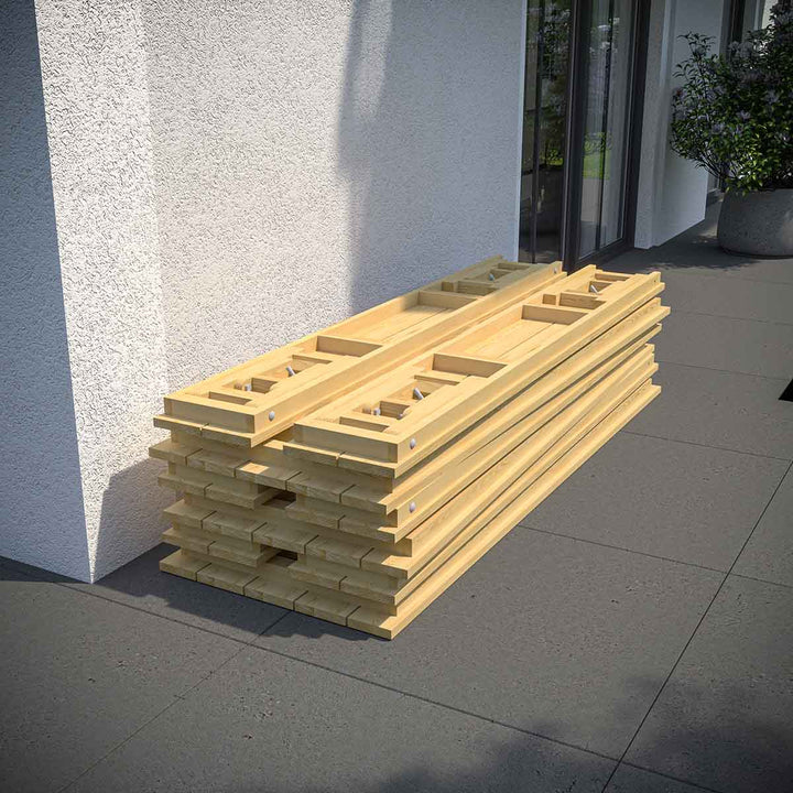 Biertischgarnitur (Bauanleitung)