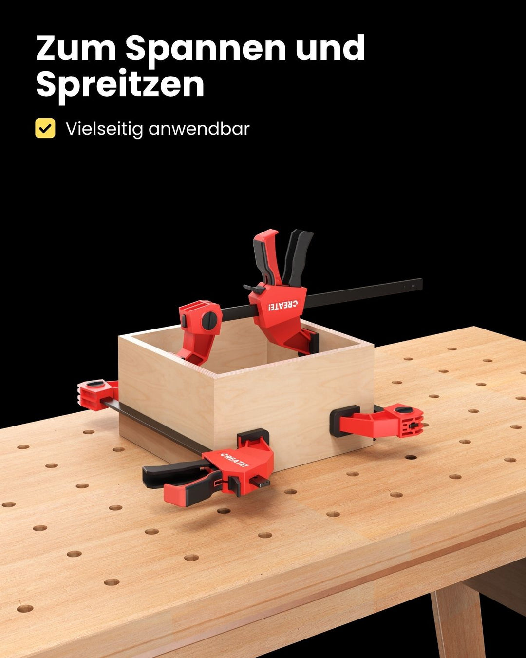 Einhandzwinge 600 mm - 230 kg - cFix