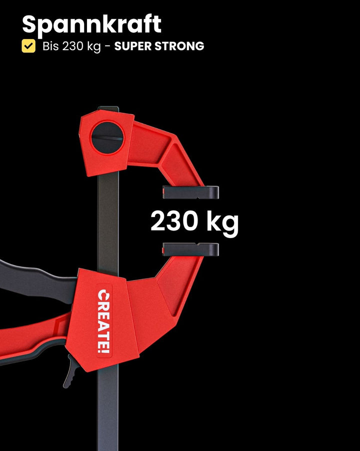 Einhandzwinge 900 mm - 230 kg - cFix