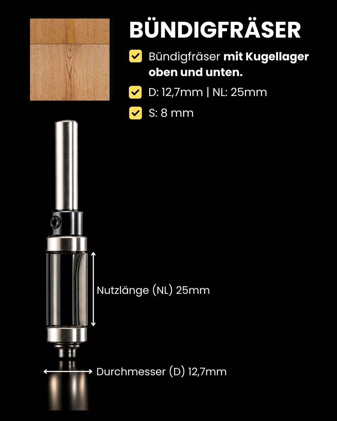 cMill - 12-teiliges Fräserset