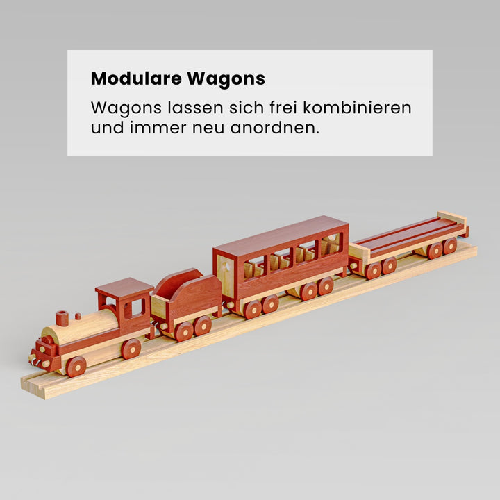 Holzeisenbahn (Bauanleitung)