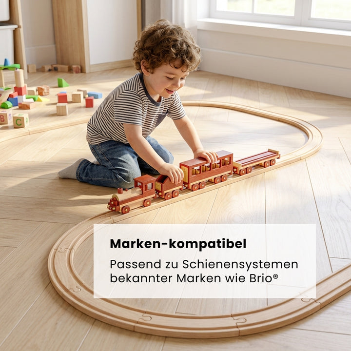 Holzeisenbahn (Bauanleitung)