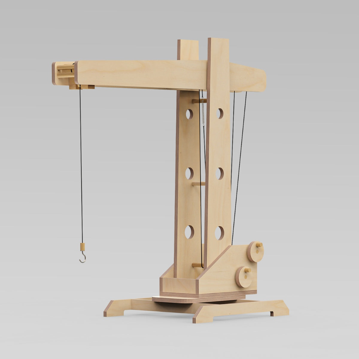 Holzkran (Bauanleitung)