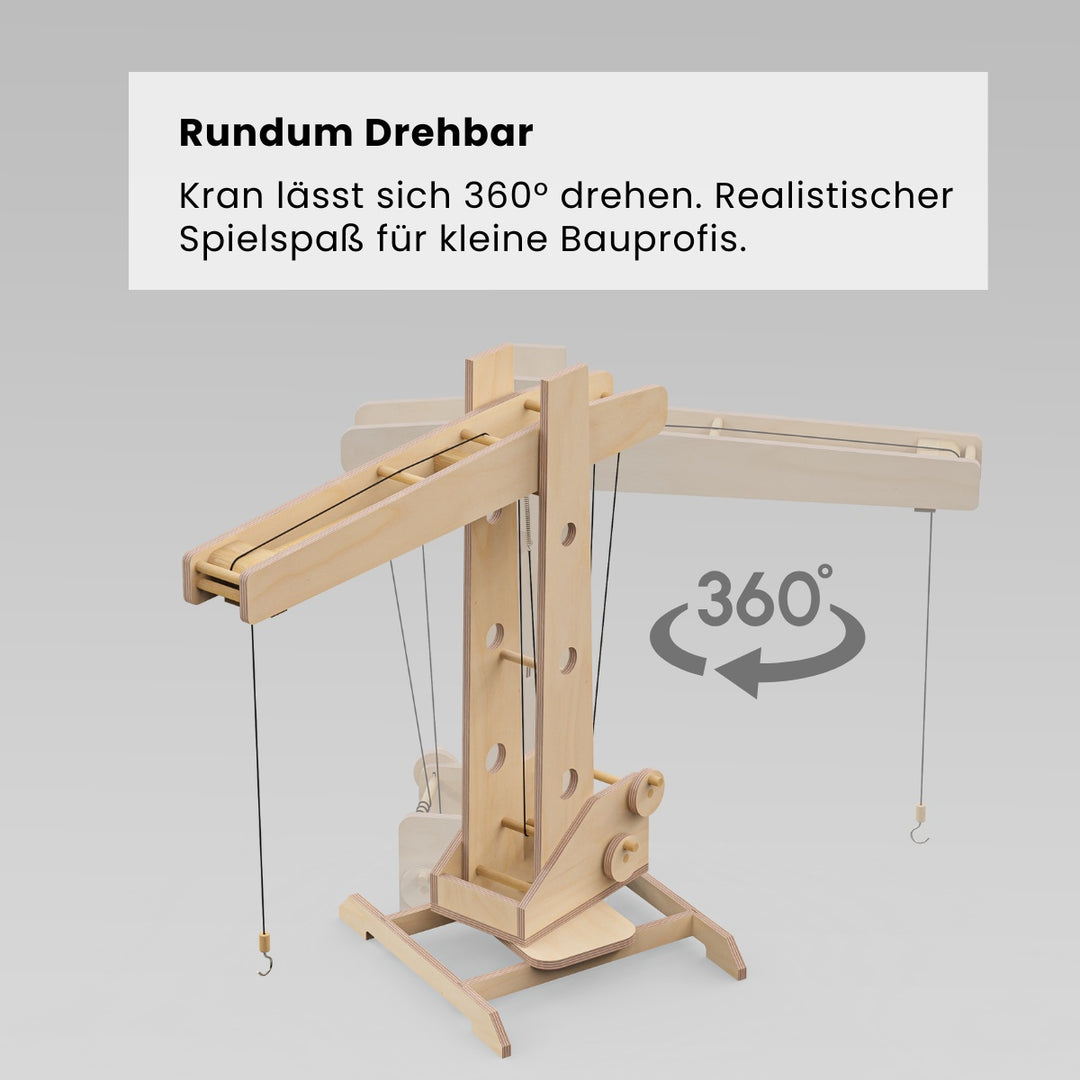 Holzkran (Bauanleitung)