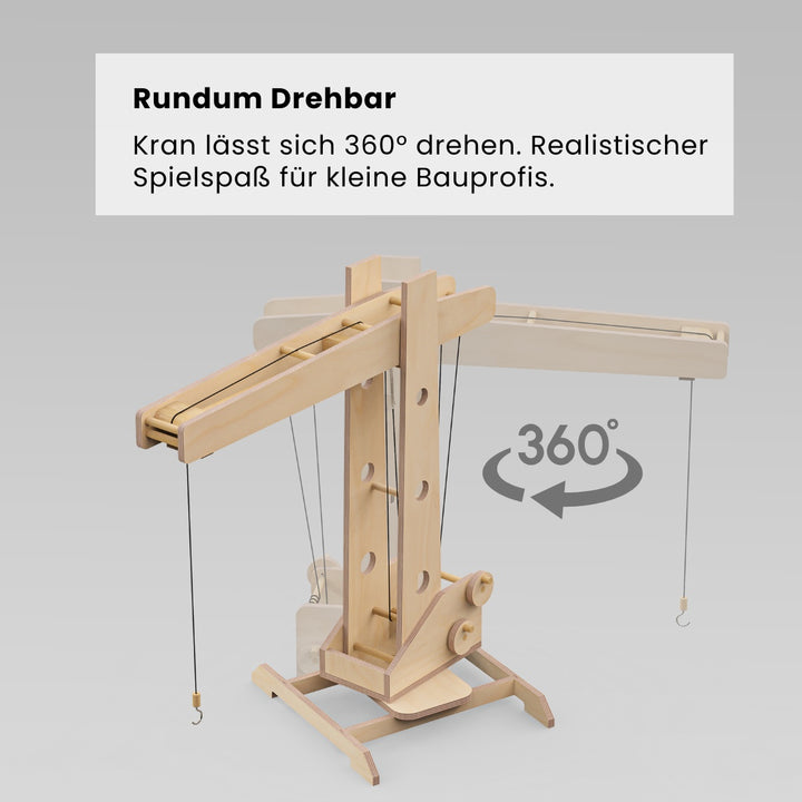 Holzkran (Bauanleitung)