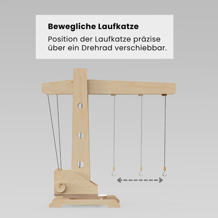 Holzkran (Bauanleitung)