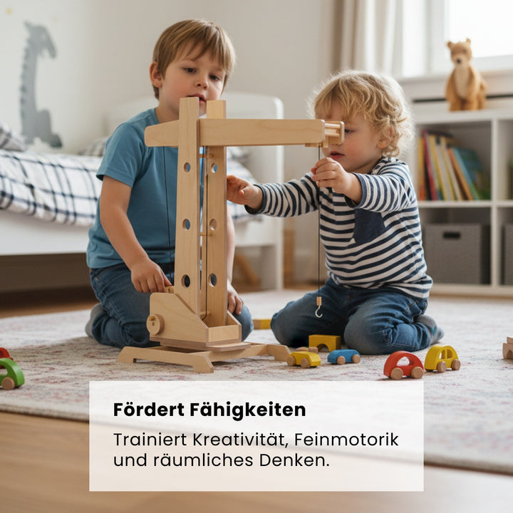 Holzkran (Bauanleitung)