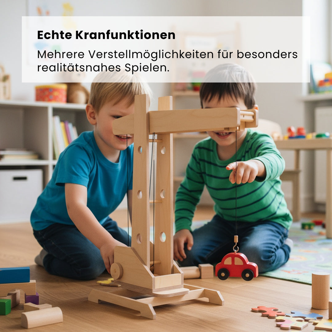 Holzkran (Bauanleitung)
