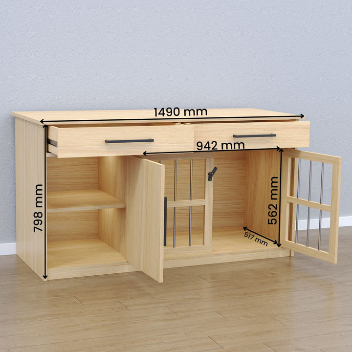 Indoor Hundehütte Sideboard Bauanleitung