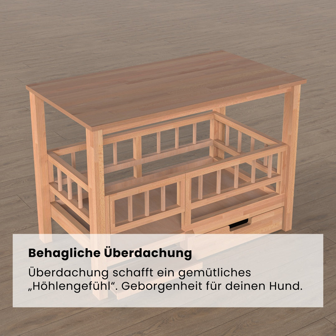 Indoor Hundebett - offen (Bauanleitung)