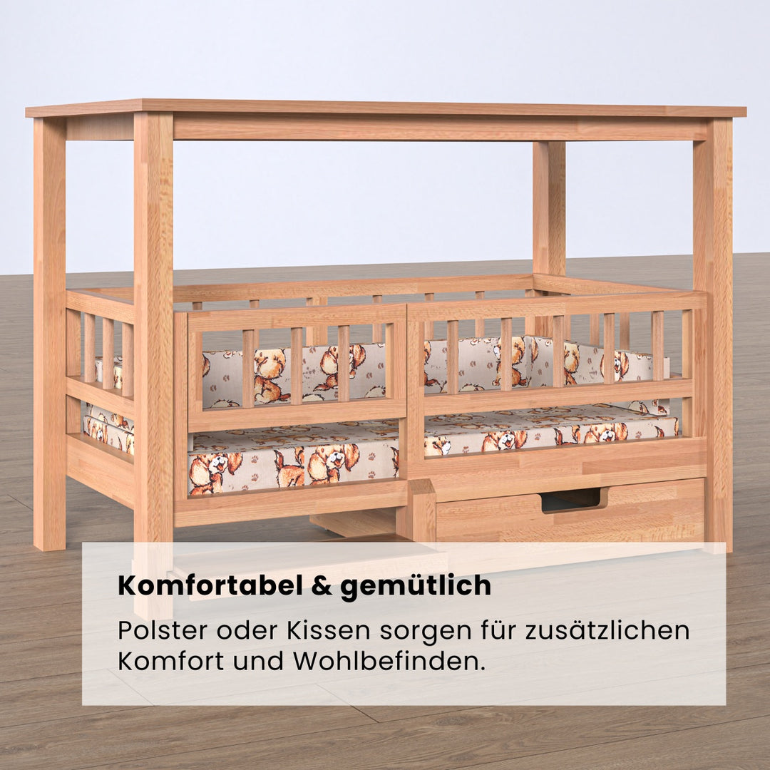 Indoor Hundebett - offen (Bauanleitung)