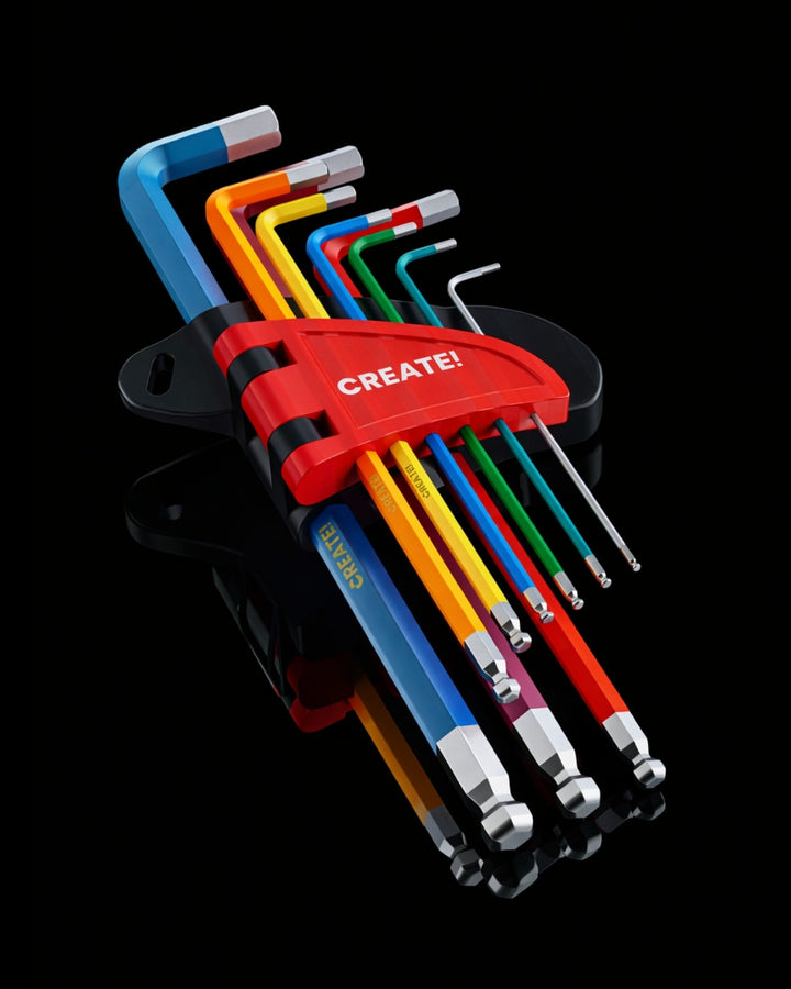 cKey - Innensechskantschlüssel Set mit Kugelkopf