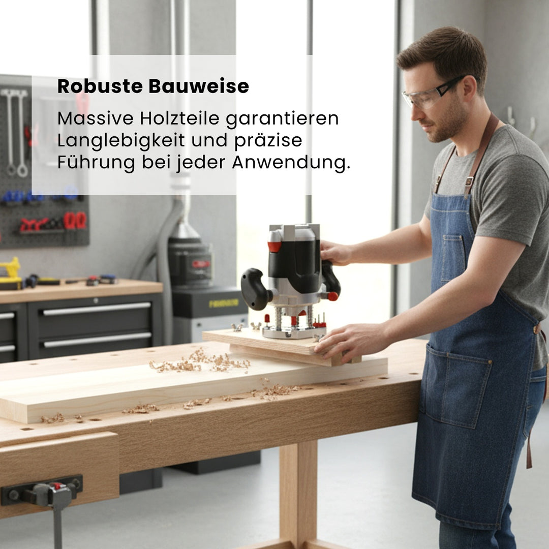 Langloch-Fräsvorrichtung (Bauanleitung)