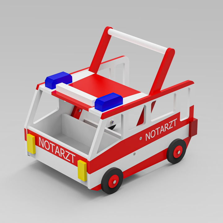 Lauflernwagen Krankenwagen (Bauanleitung)