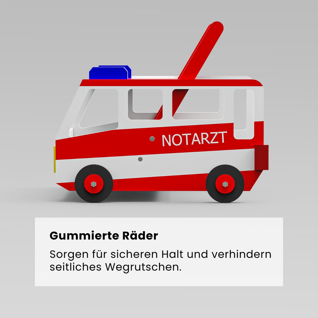 Lauflernwagen Krankenwagen (Bauanleitung)