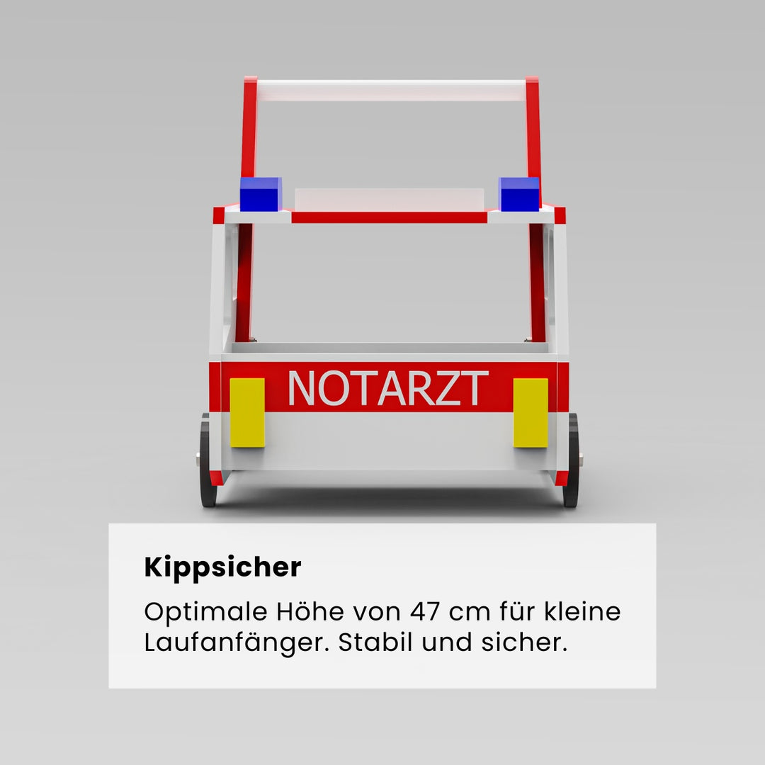 Lauflernwagen Krankenwagen (Bauanleitung)