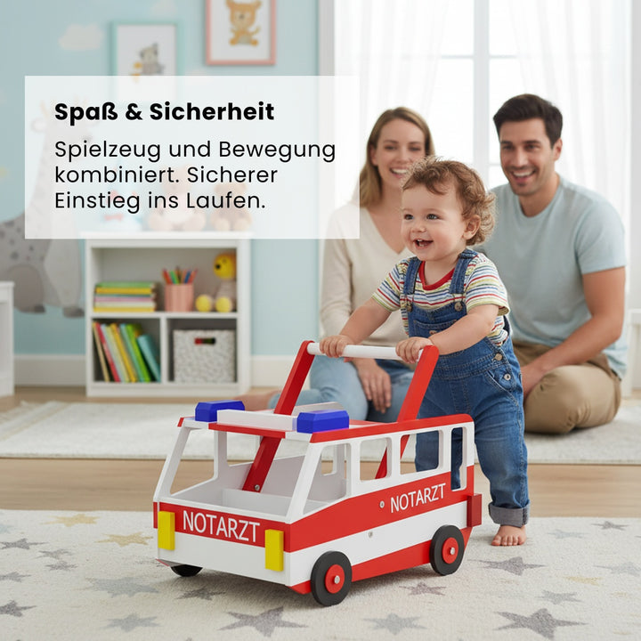 Lauflernwagen Krankenwagen (Bauanleitung)