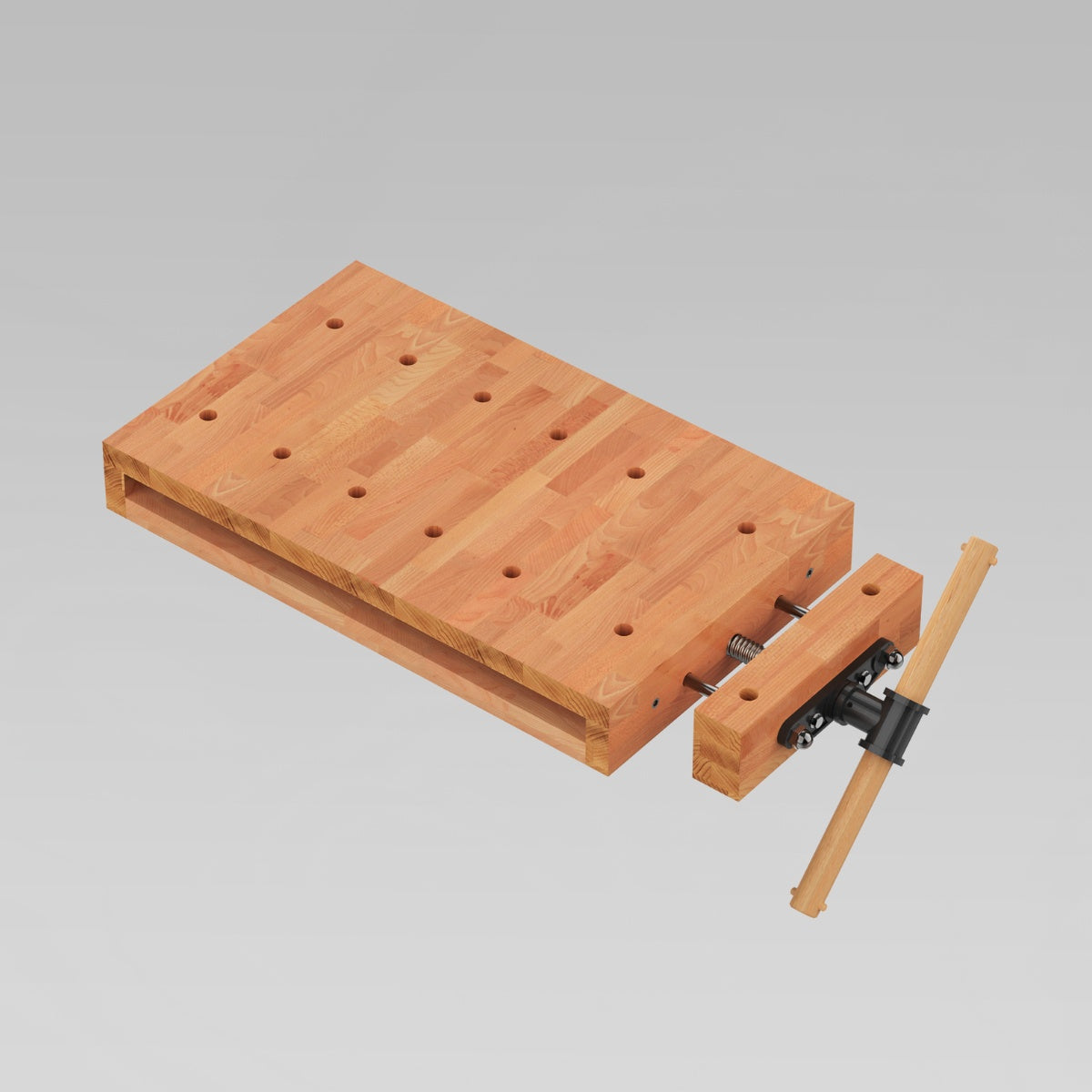 Mini Werkbank mit Vorderzange (Bauanleitung)
