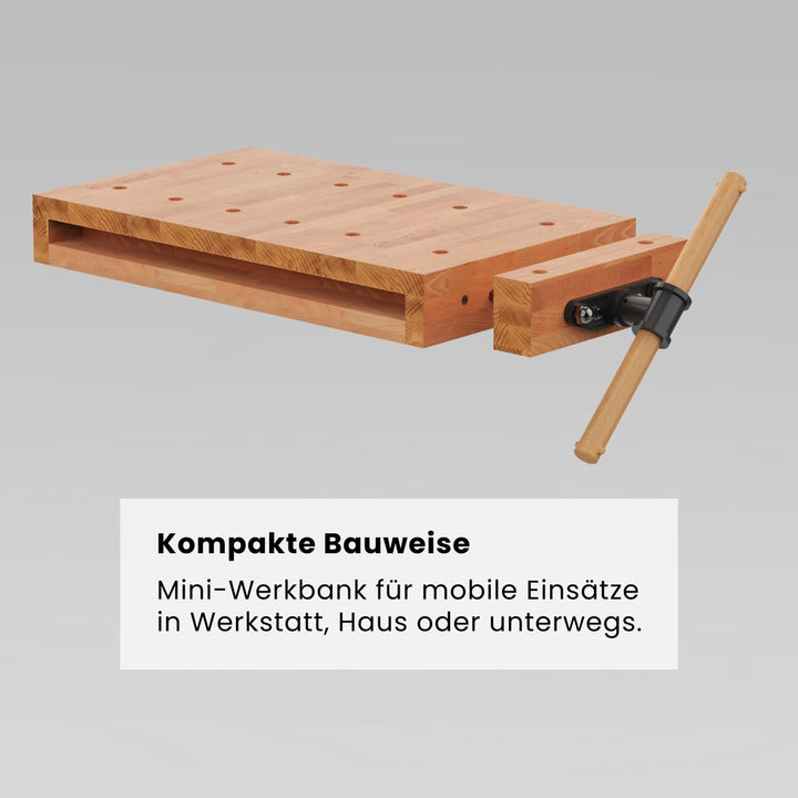 Mini Werkbank mit Vorderzange (Bauanleitung)
