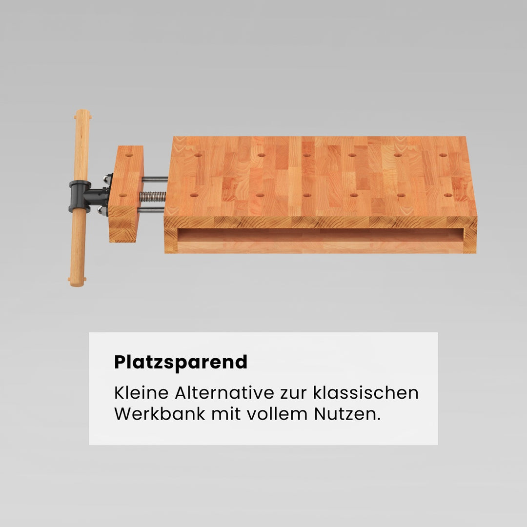 Mini Werkbank mit Vorderzange (Bauanleitung)