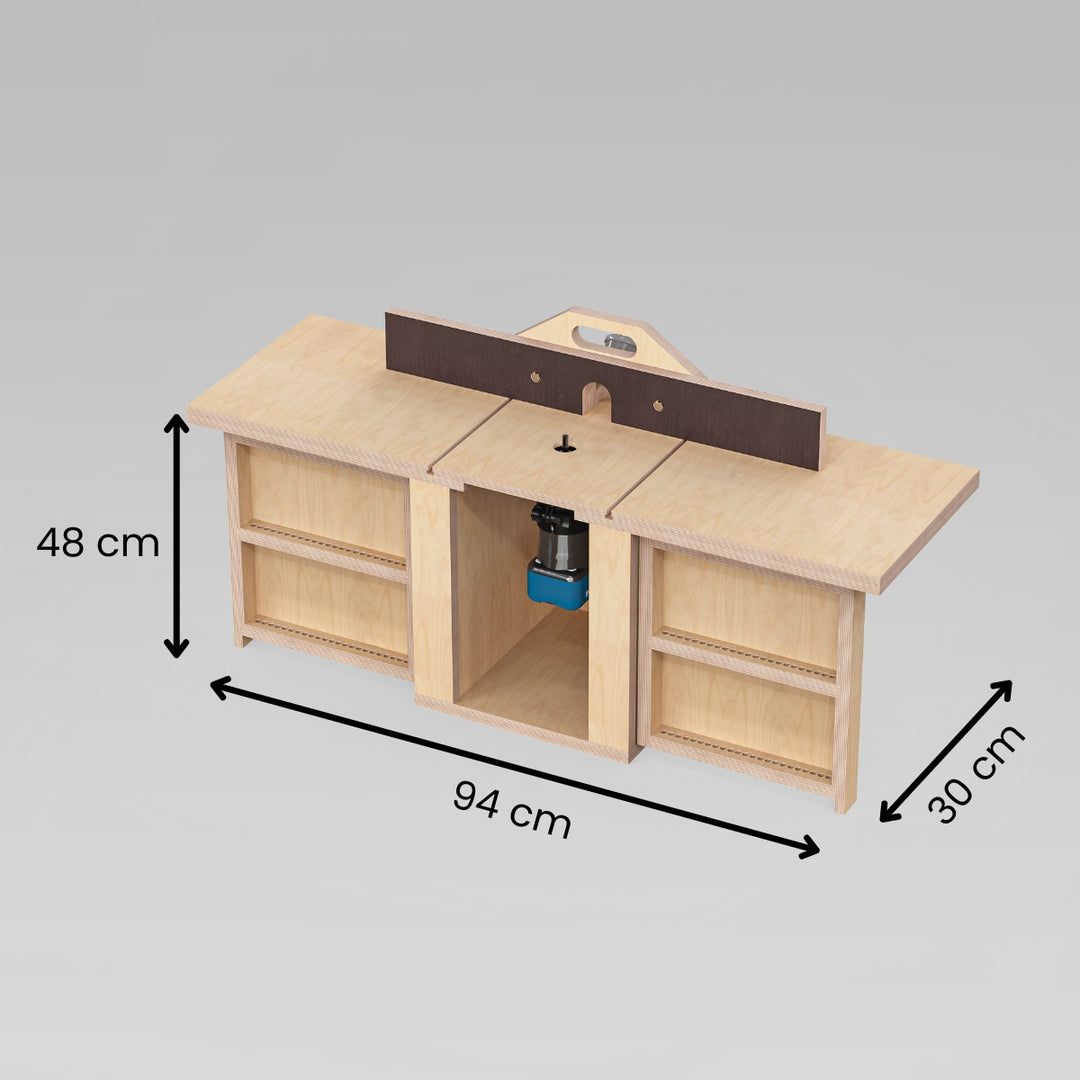 Mobiler Frästisch (Bauanleitung)