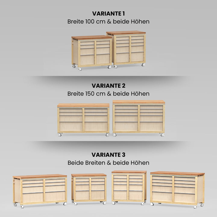 Modulare Werkbank (Bauanleitung)