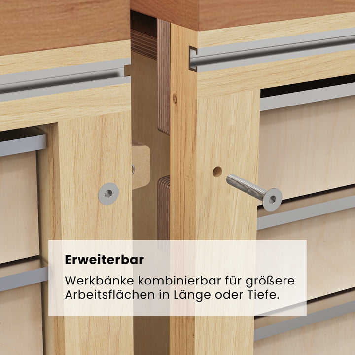 Modulare Werkbank (Bauanleitung)