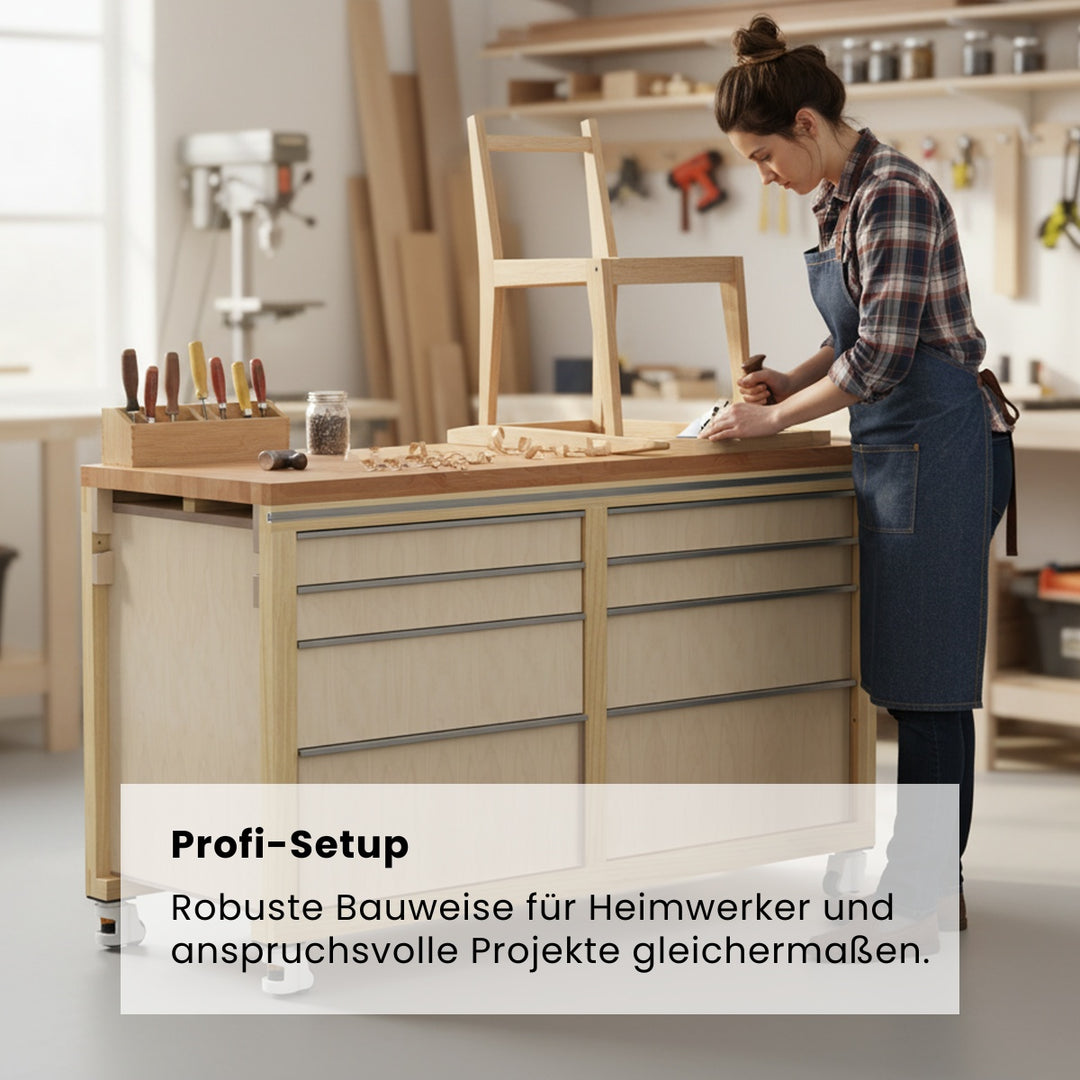 Modulare Werkbank (Bauanleitung)