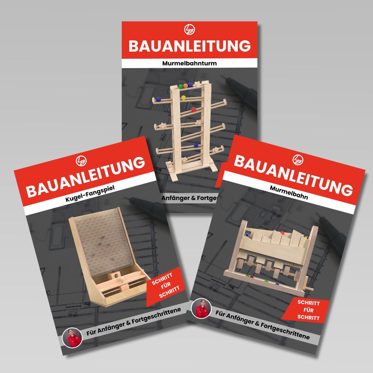 Murmelbahnen Sparset (Bauanleitungen)