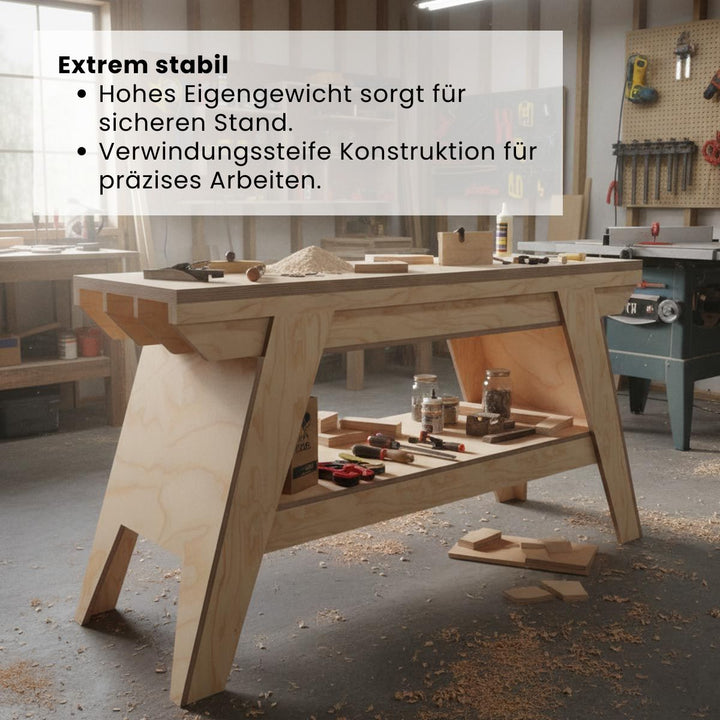 WmS - Plattenwerkbank (Bauanleitung)