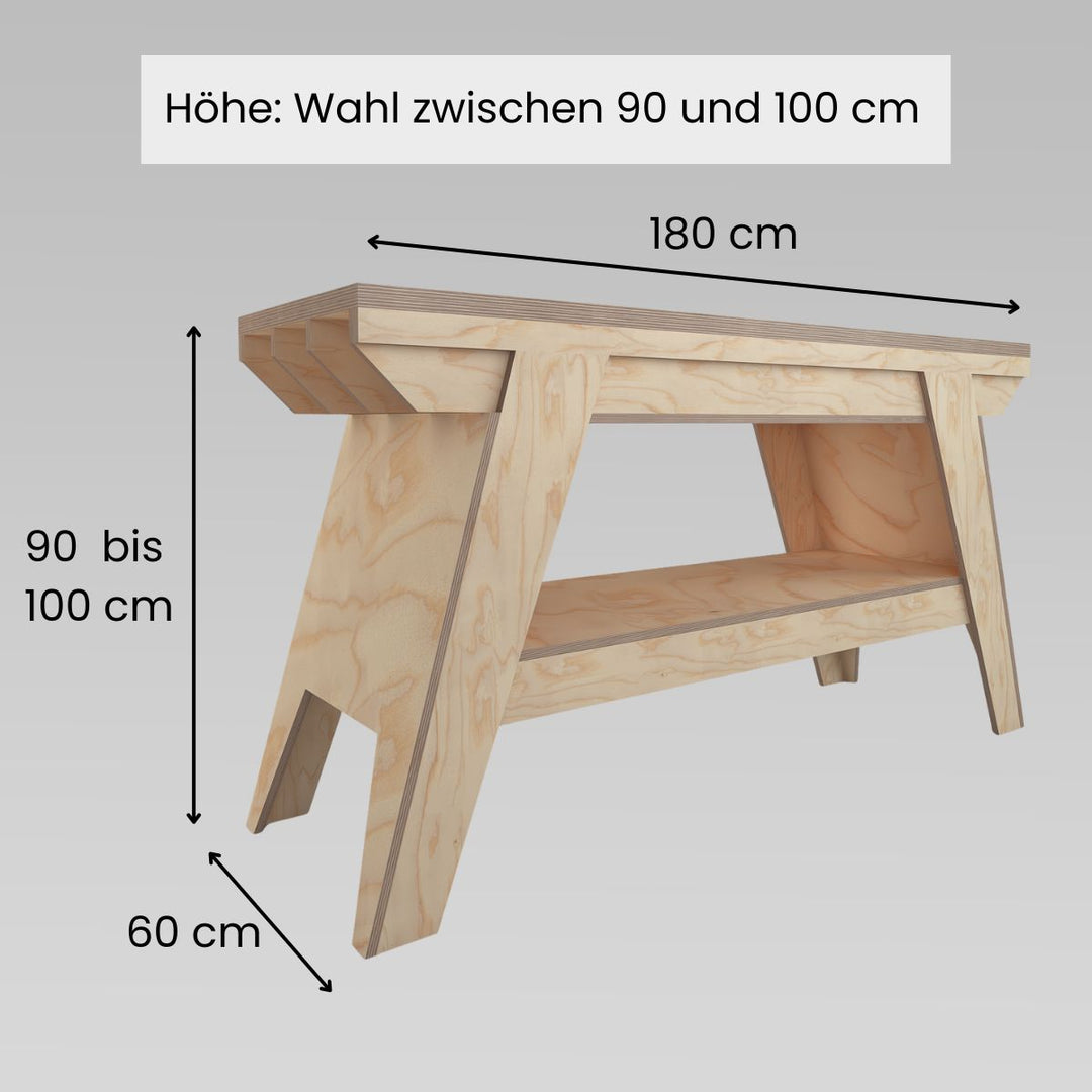 WmS - Plattenwerkbank (Bauanleitung)
