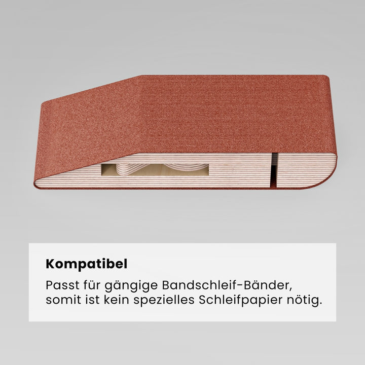 Schleifblock für Schleifbänder (Bauanleitung)