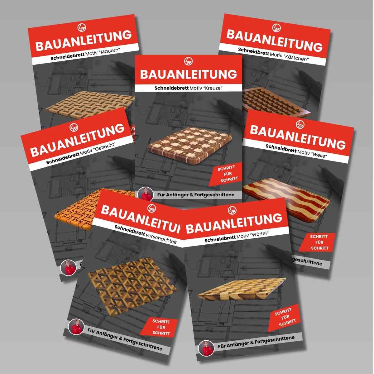 Schneidebrett, alle Varianten (Bauanleitung)