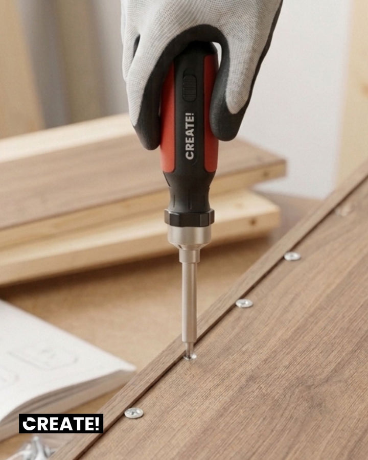 Ratschenschraubendreher inkl. Bit-Magazin - cRatchet-Driver