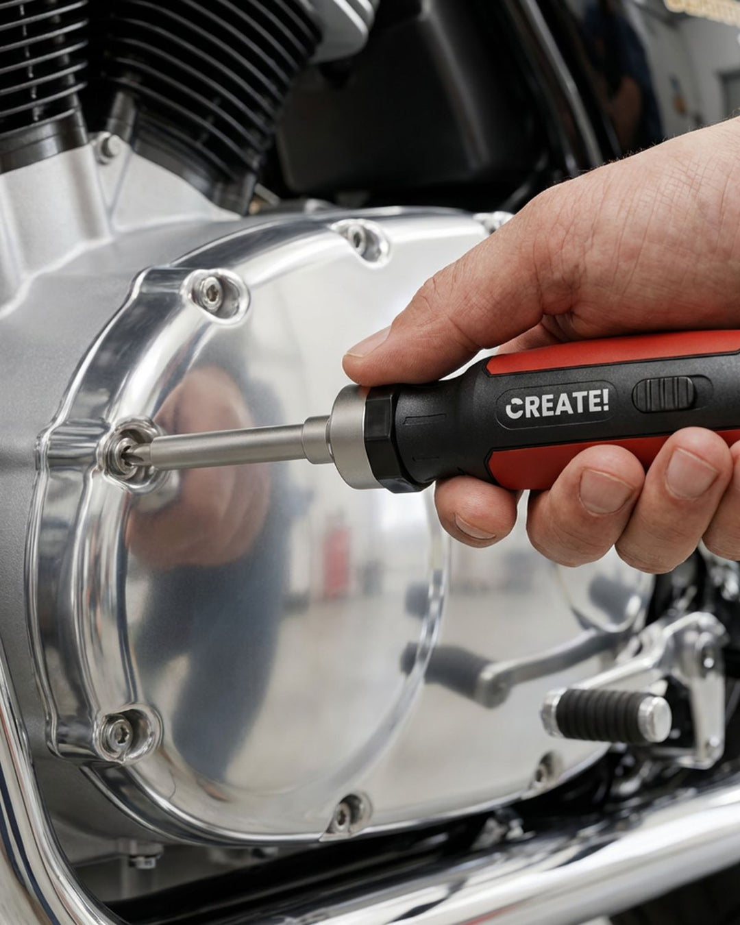 Ratschenschraubendreher inkl. Bit-Magazin - cRatchet-Driver