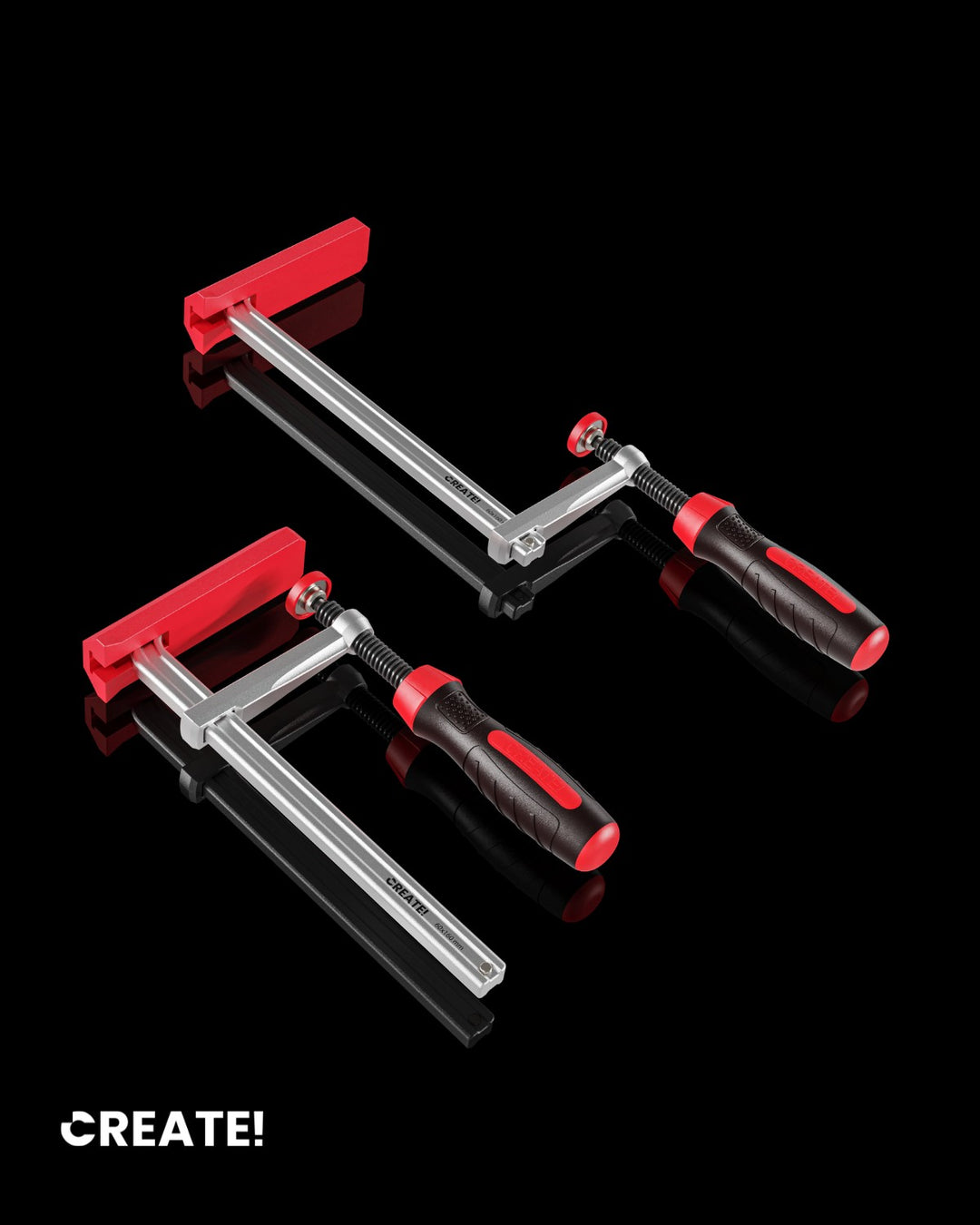 cFix-Classic - Schraubzwinge 2er-Set (T-Nut Zwinge)