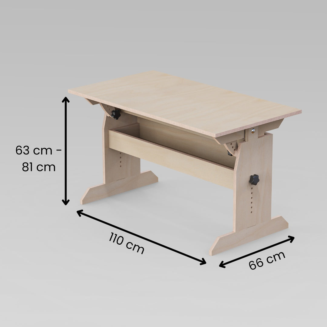 Höhenverstellbarer Schreibtisch (Bauanleitung)