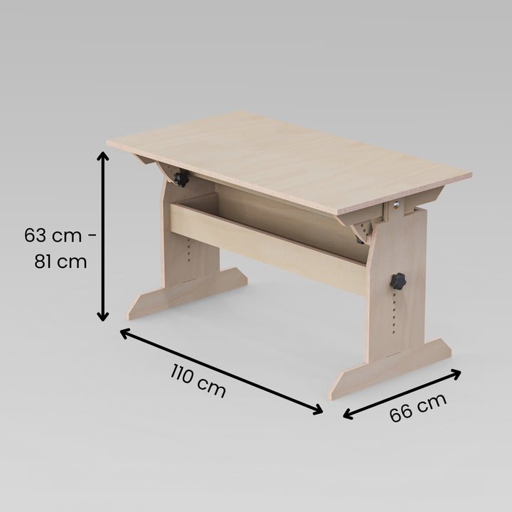 Höhenverstellbarer Schreibtisch (Bauanleitung)