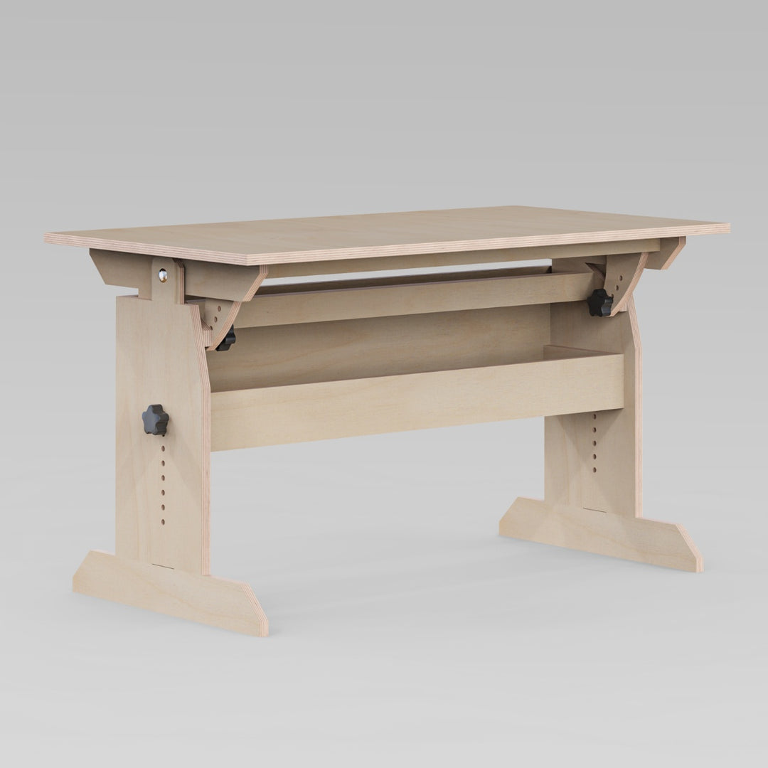 Höhenverstellbarer Schreibtisch (Bauanleitung)