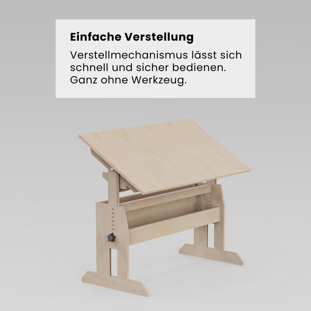 Höhenverstellbarer Schreibtisch (Bauanleitung)