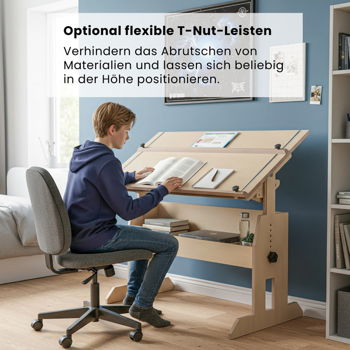 Höhenverstellbarer Schreibtisch (Bauanleitung)