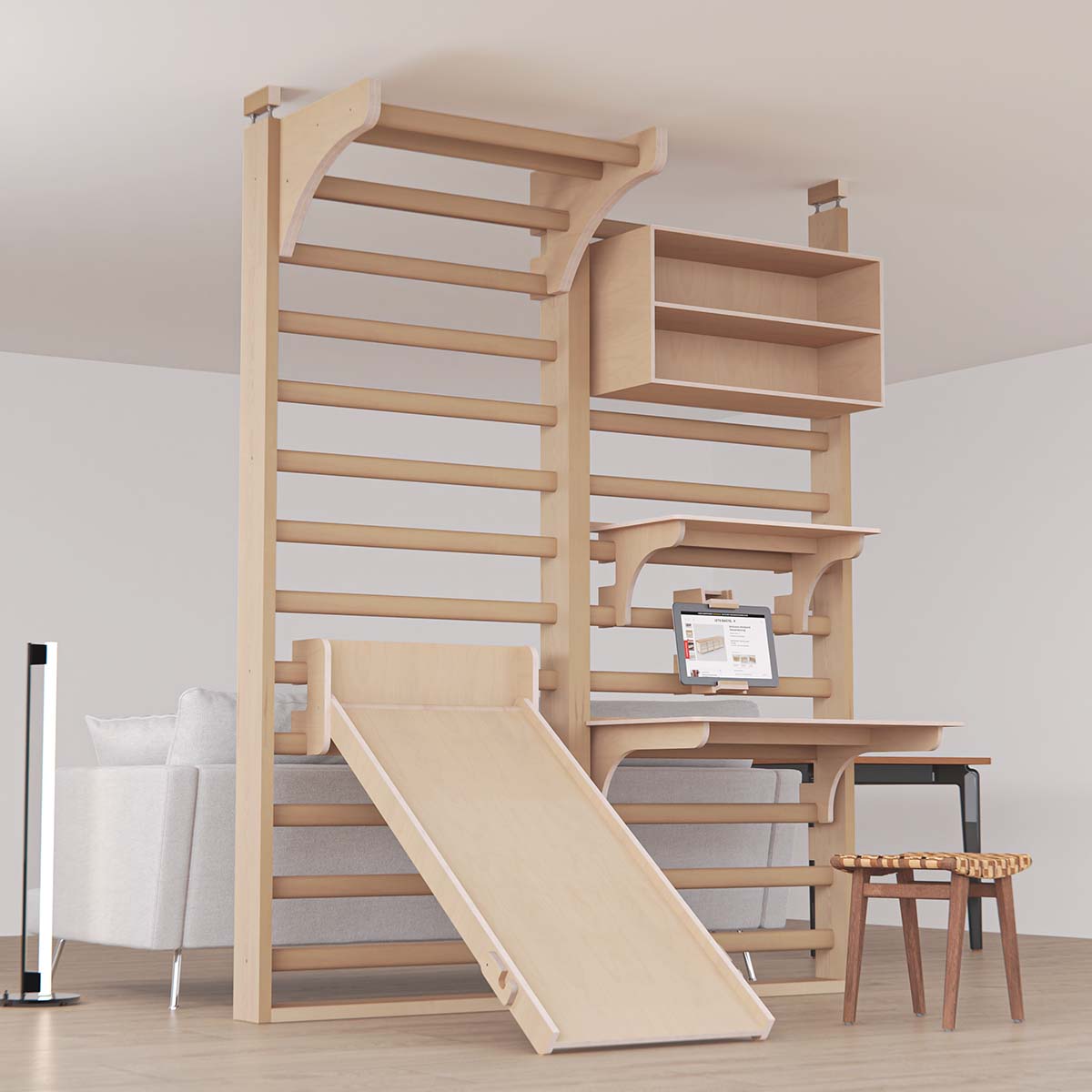 Modulare Sprossenwand (Bauanleitung)