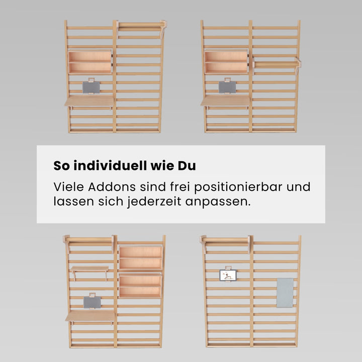 Modulare Sprossenwand (Bauanleitung)