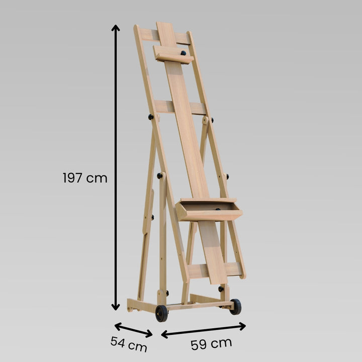 Verstellbare Staffelei (Bauanleitung)