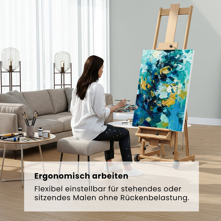 Verstellbare Staffelei (Bauanleitung)