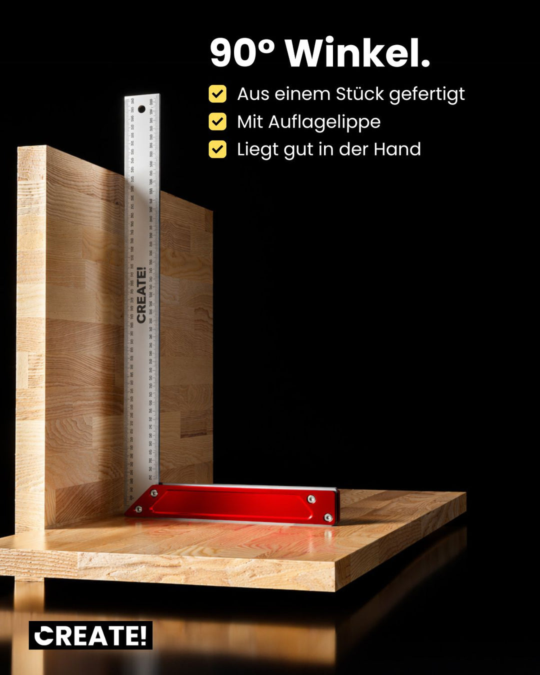 Anschlagwinkel Stahl 500 mm - cAngle