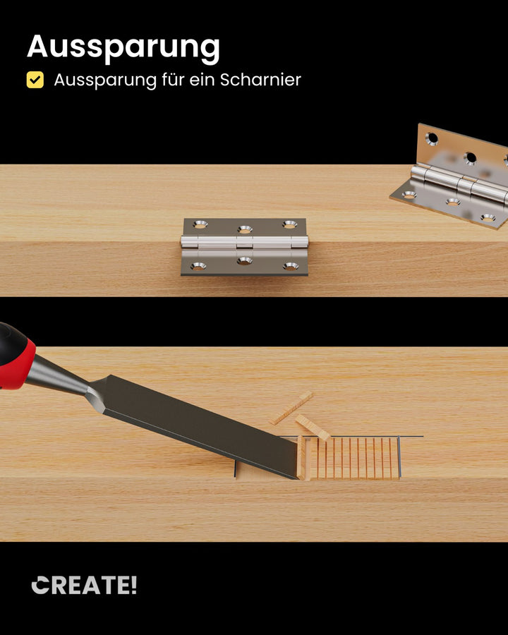 cChisel - Stemmeisen Set - Stechbeitel