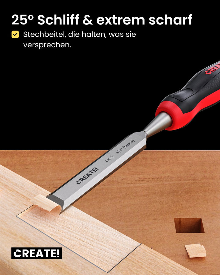 cChisel - Stemmeisen Set - Stechbeitel